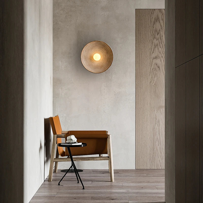 Wandlamp Rond Maan Design LED G4 Japandi Scandinavisch Ø20 Ø50 | Restfield