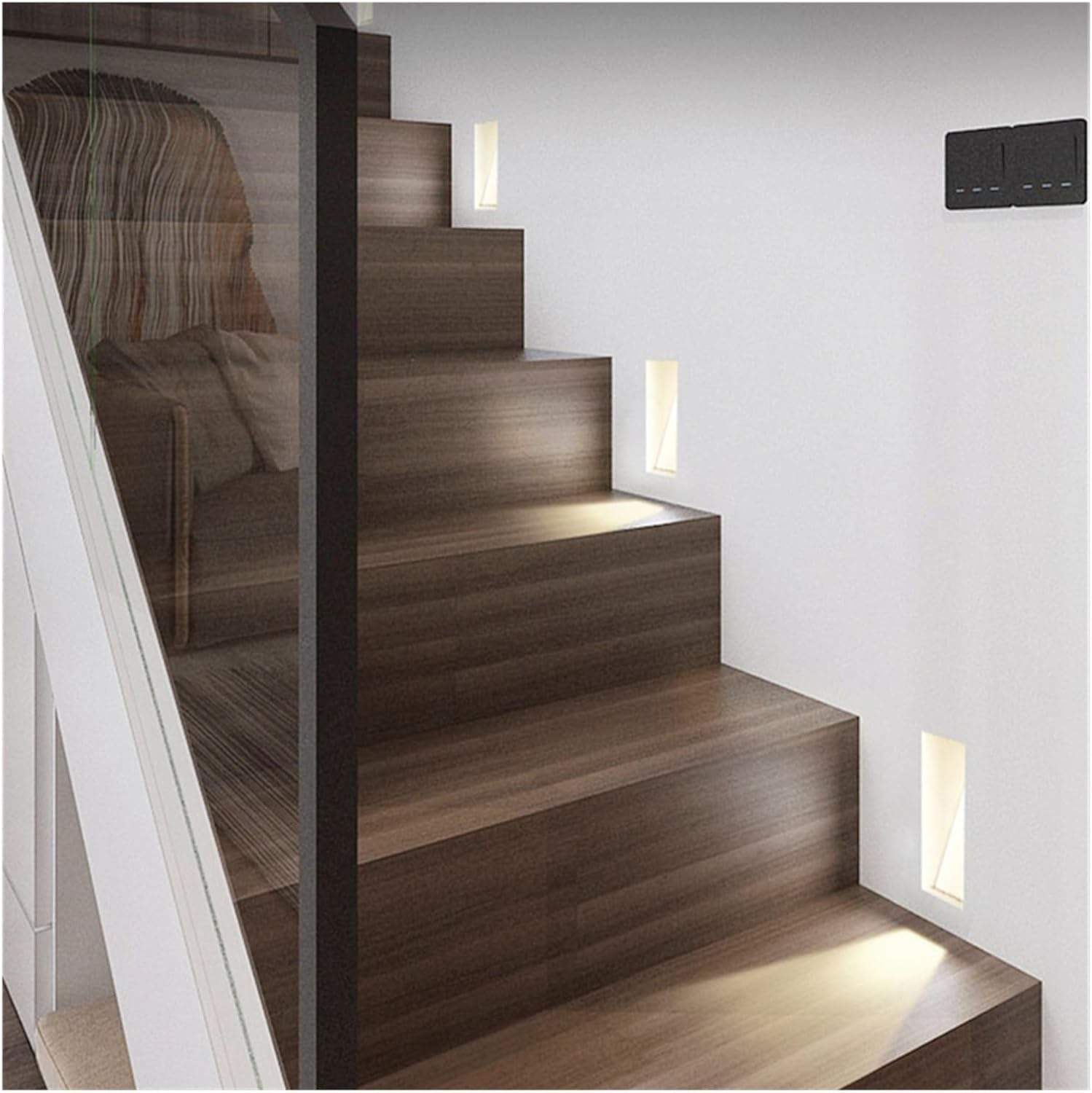 Inbouw Wandlamp LED Sensor 3W Frameloos Modern Trapverlichting Wit | Restfield