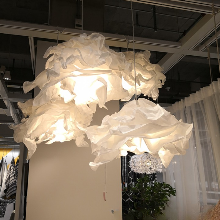 Hanglamp Wolk Papier LED 18W Nordic Japandi Ø43 Ø62 Ø85 | Restfield